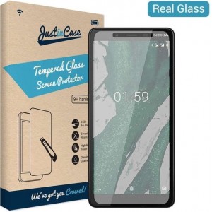 Just in Case Tempered Glass Nokia 1 Plus Protector - Arc Edges