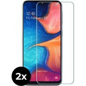 2x Tempered Glass screenprotector - Samsung Galaxy A20E