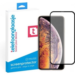 iPhone XS Max screenprotector gehard glas Edge to Edge