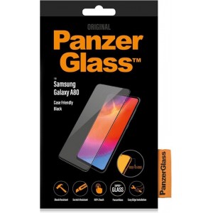 PanzerGlass Case Friendly Screenprotector voor de Samsung Galaxy A80 - Zwart