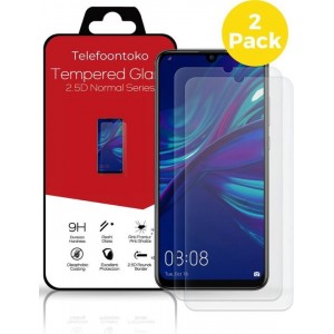 Huawei P Smart (2019) Glazen Screenprotector 2 x | Gehard Beschermglas | Tempered Glass