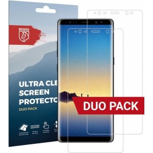 Rosso Samsung Galaxy Note 8 Ultra Clear Screen Protector Duo Pack