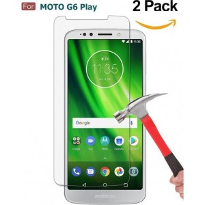 2 Stuks Screenprotector Tempered Glass Glazen Gehard Screen Protector 2.5D 9H (0.3mm) - Motorola Moto Z3 Play