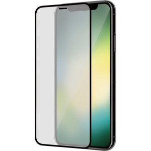 Azuri Curved Tempered Glass RINOX ARMOR - zwart frame - voor iPhone Xr/11 FG