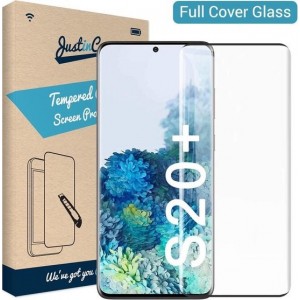 Just in Case Full Cover Tempered Glass Samsung Galaxy S20 Plus Protector - Black