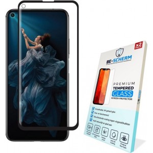 BE-SCHERM Honor 20 Pro Screenprotector Glas (2x) - Tempered Glass - Case Friendly