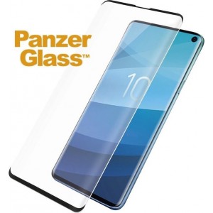 PanzerGlass Samsung Galaxy S10 - Black Case Friendly - SUPER+ Glass