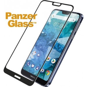 PanzerGlass Premium Screenprotector voor Nokia 7.1 - Zwart