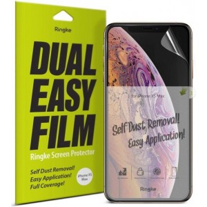 Ringke DualEasy Anti-Stof Screen Protector Apple iPhone XS 2-Pack