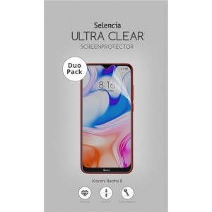 Selencia Duo Pack Ultra Clear Screenprotector voor de Xiaomi Redmi 8