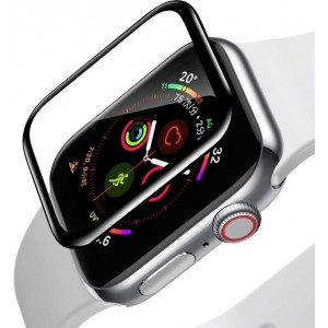 Baseus Full Cover Tempered Glass Apple Watch 40mm Protector - Black