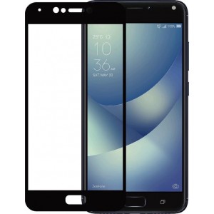 Azuri Tempered Glass flatt RINOX ARMOR - zwarte frame - Asus Zenfone 4 Max 5.2"