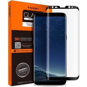 Spigen Glas.tR Full Cover for Galaxy S8 clear/black