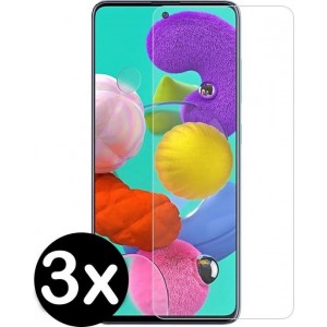 Samsung Galaxy A71 Screenprotector Glas Tempered Glass Gehard - 3 PACK