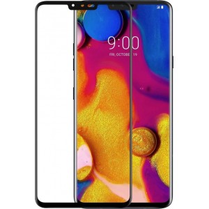 Azuri screenprotector tempered glass - Voor LG V40 ThinQ - Zwart