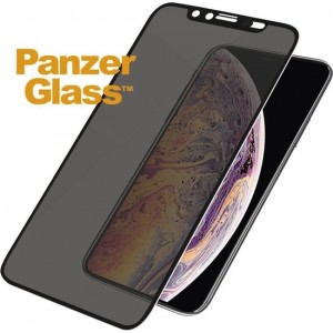 PanzerGlass CamSlider™ Privacy Screenprotector voor iPhone Xs Max - Zwart