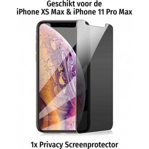 iPhone XS MAX / iPhone 11 PRO MAX Glazen (PRIVACY) Screenprotector