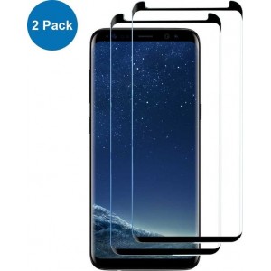 MMOBIEL 2 Stuks Samsung Galaxy S8 Plus Glazen Screenprotector Tempered Gehard Glas 2.5D 9H (0.26mm) Incl. Cleaning Set