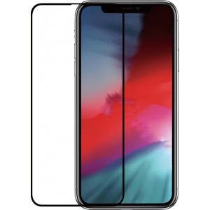 Azuri Tempered Glass flatt RINOX ARMOR - Zwart frame - Voor Apple iPhone Xs Max & Apple iPhone 11 Pro Max