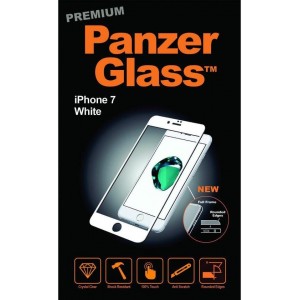 PanzerGlass Premium Screenprotector voor iPhone 8 / 7 / 6s / 6 - Wit