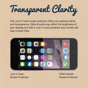 Just in Case Screen Protector Apple iPhone 7 / 8 - Crystal Clear - 3 stuks