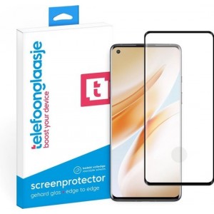 OnePlus 8 screenprotector gehard glas Edge to Edge