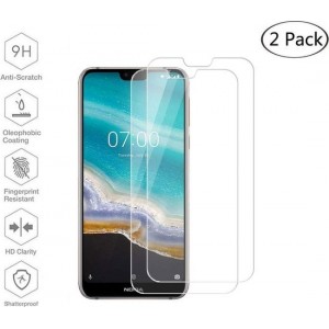 Nokia 7 Plus 2018 Screen Protector [2-Pack] Tempered Glas Screenprotector