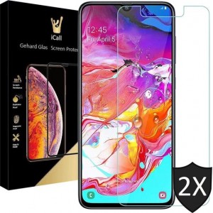 Samsung A70 Screenprotector - Samsung Galaxy A70 Screenprotector - Screen Protector Glas - 2 Stuks