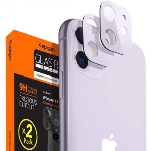 Spigen Camera Lens Tempered Glass voor Apple iPhone 11 - AGL00510 - Paars