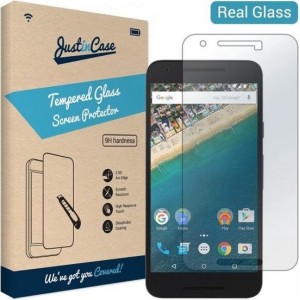 Just in Case Tempered Glass LG Nexus 5X Protector - Arc Edges