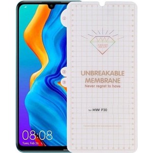 Ntech Huawei P30 Diamond Film Folie Screen protector Full-screen | Fingerprint Unlocking Transparant/Clear