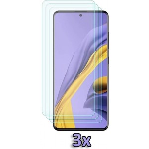 Samsung Galaxy A51 Glas - 3X Tempered Glass - Transparant