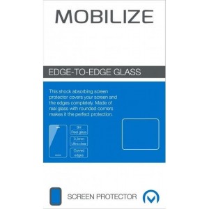 Mobilize Edge-To-Edge Glass Screen Protector Apple iPhone 7/8/SE (2020) Black Full Glue