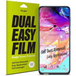 Ringke DualEasy Anti-Stof Screen Protector Galaxy A70 [2-Pack]