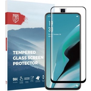 Rosso Oppo Reno2 9H Tempered Glass Screen Protector Zwart