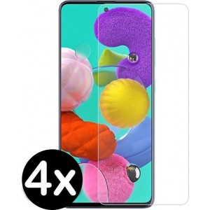 Samsung Galaxy A51 Screenprotector Glas Tempered Glass Gehard - 4 PACK