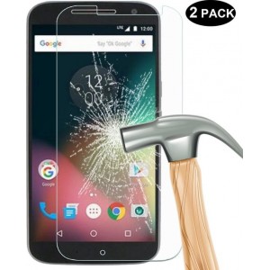 2 Pack Tempered Glass Screen protector Motorola Moto G4 Plus generatie