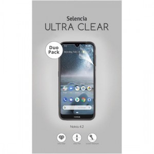 Selencia Duo Pack Ultra Clear Screenprotector voor de Nokia 4.2