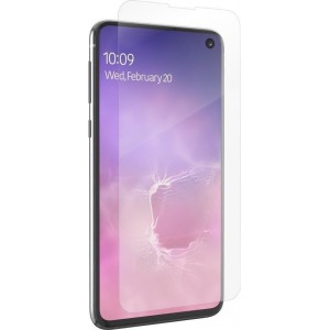 InvisibleShield Ultra Clear screen protector voor de Samsung Galaxy S10e