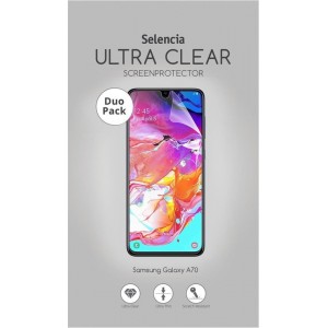 Selencia Duo Pack Ultra Clear Screenprotector voor de Samsung Galaxy A70