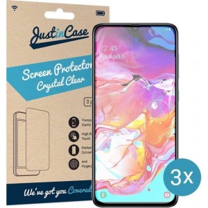 Just in Case Screen Protector Samsung Galaxy A70 - Crystal Clear - 3 stuks