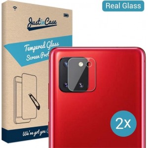 Just in Case Tempered Glass voor de Samsung Galaxy S10 Lite Camera Lens 2 stuks