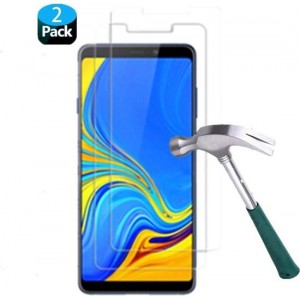 2 Stuks Screenprotector Tempered Glass Glazen Gehard Screen Protector 2.5D 9H (0.3mm) - Samsung Galaxy A9 2018