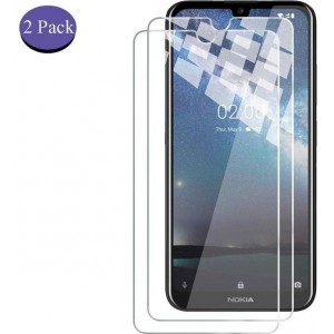 2 Stuks Screenprotector Tempered Glass Glazen Gehard Screen Protector 2.5D 9H (0.3mm) - Nokia 2.2