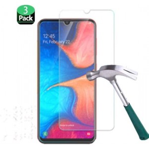 3 Stuks Screenprotector Tempered Glass Glazen Gehard Screen Protector 2.5D 9H (0.3mm) - Samsung Galaxy A30