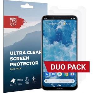 Rosso Nokia 8.1 Ultra Clear Screen Protector Duo Pack