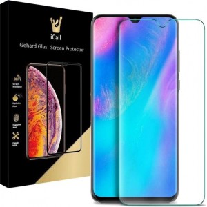 iCall - Huawei P30 Lite Screenprotector - Tempered Glass Gehard Glas - Case Friendly