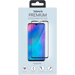 Selencia Gehard Glas Premium Screenprotector voor de Huawei P30 - Zwart