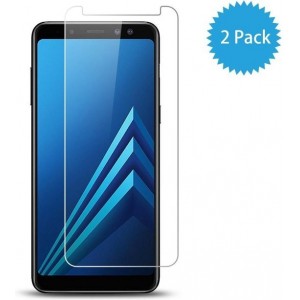 2 Stuks Screenprotector Tempered Glass Glazen Gehard Screen Protector 2.5D 9H (0.3mm) - Samsung Galaxy A7 2018