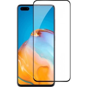 Huawei P40 Pro Plus Screenprotector - Full Cover Screenprotector - Case-Friendly - Zwart